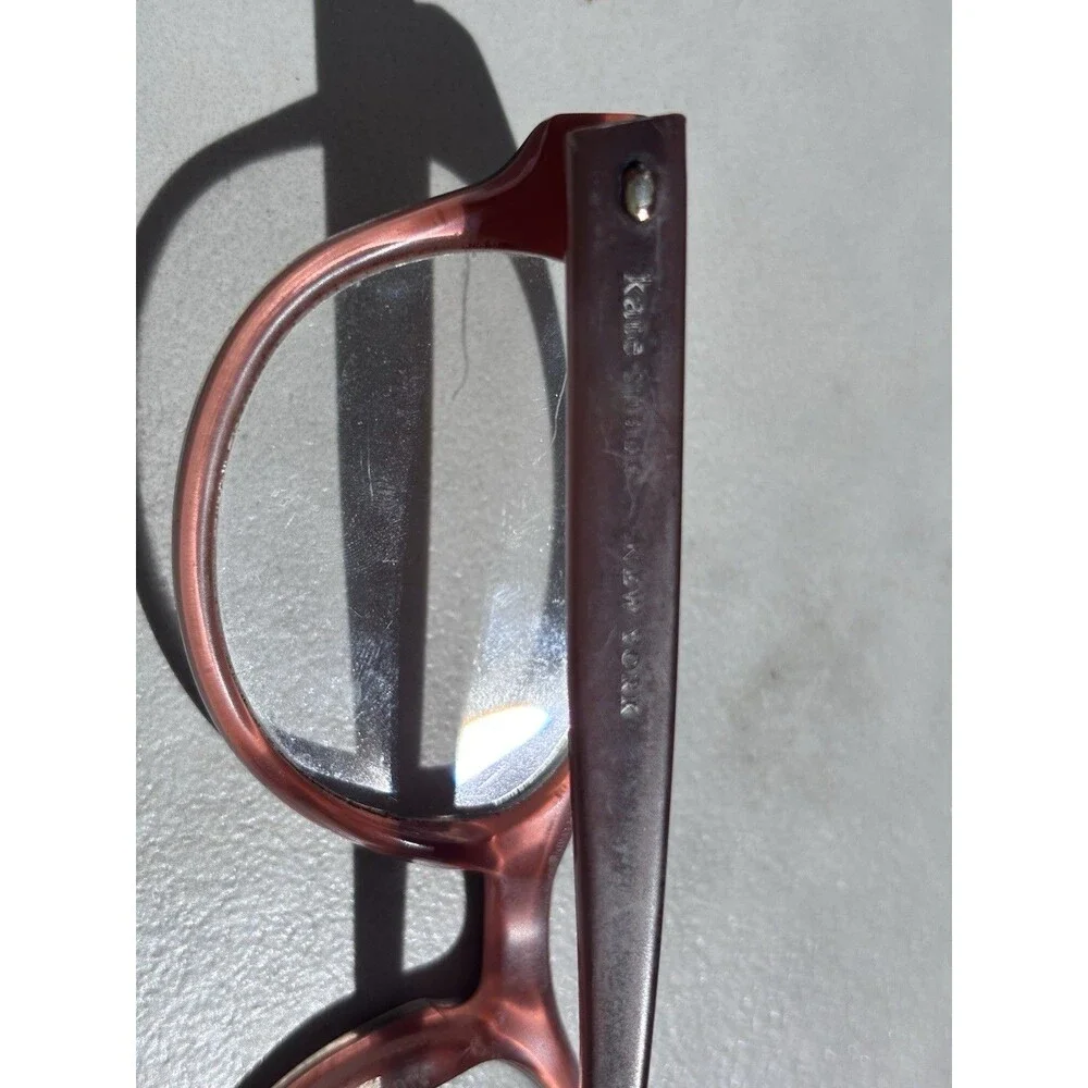 kate spade CALYER Cat Eye nectar Frames Burgundy Plastic Full Rim Lot of 3